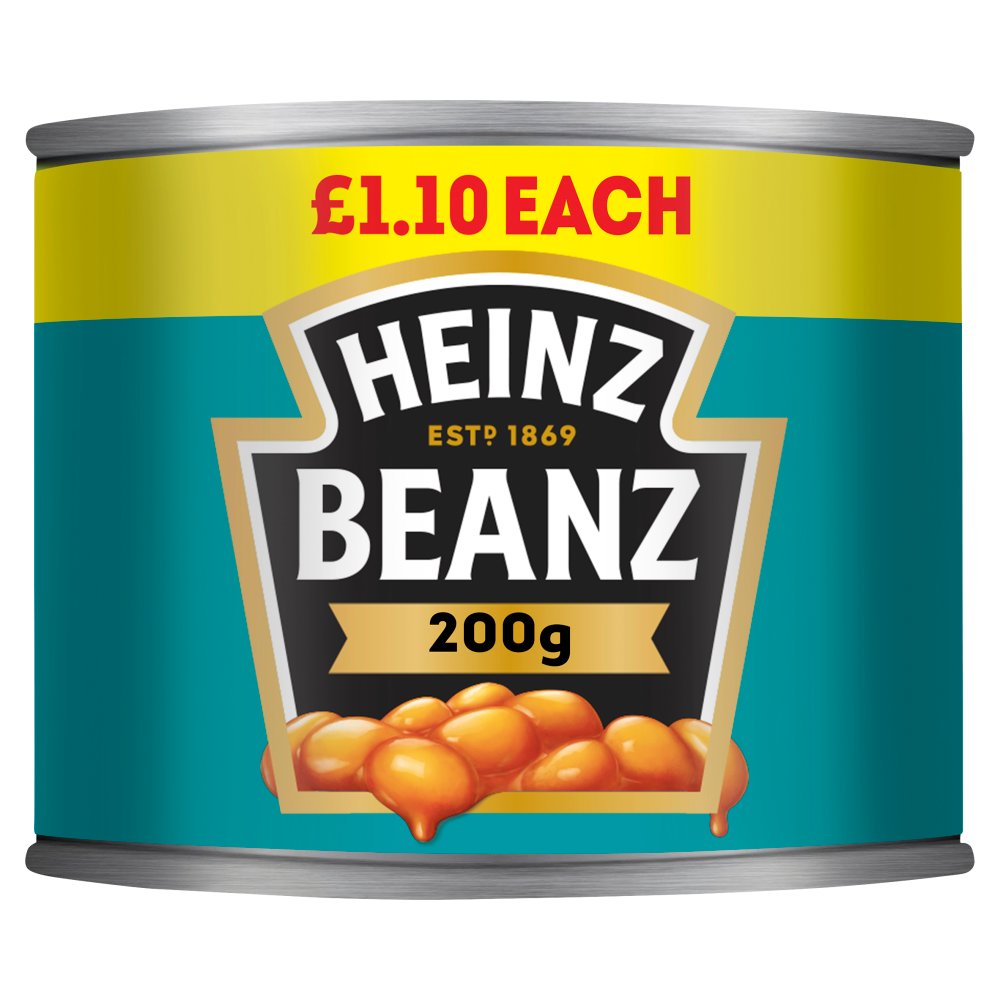 Heinz Baked Beans in a Rich Tomato Sauce PMP 200g