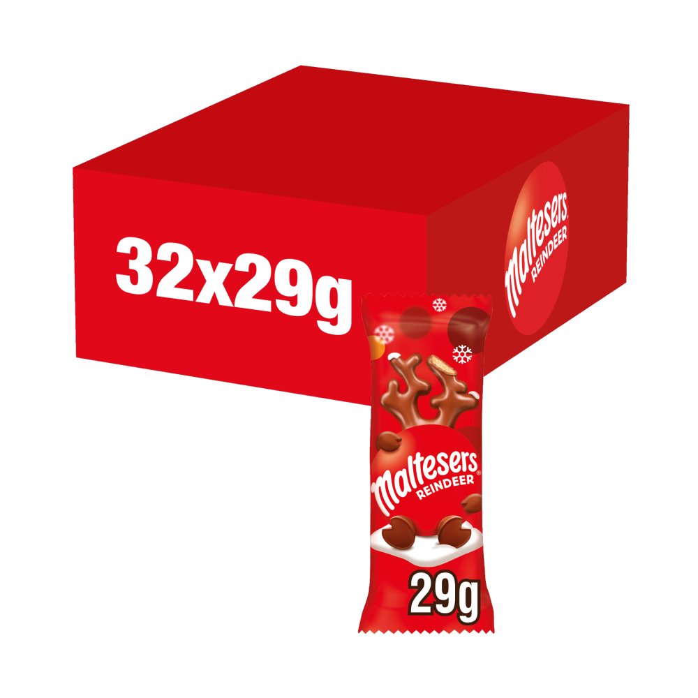 Maltesers Milk Chocolate Christmas Reindeer Bar 29g
