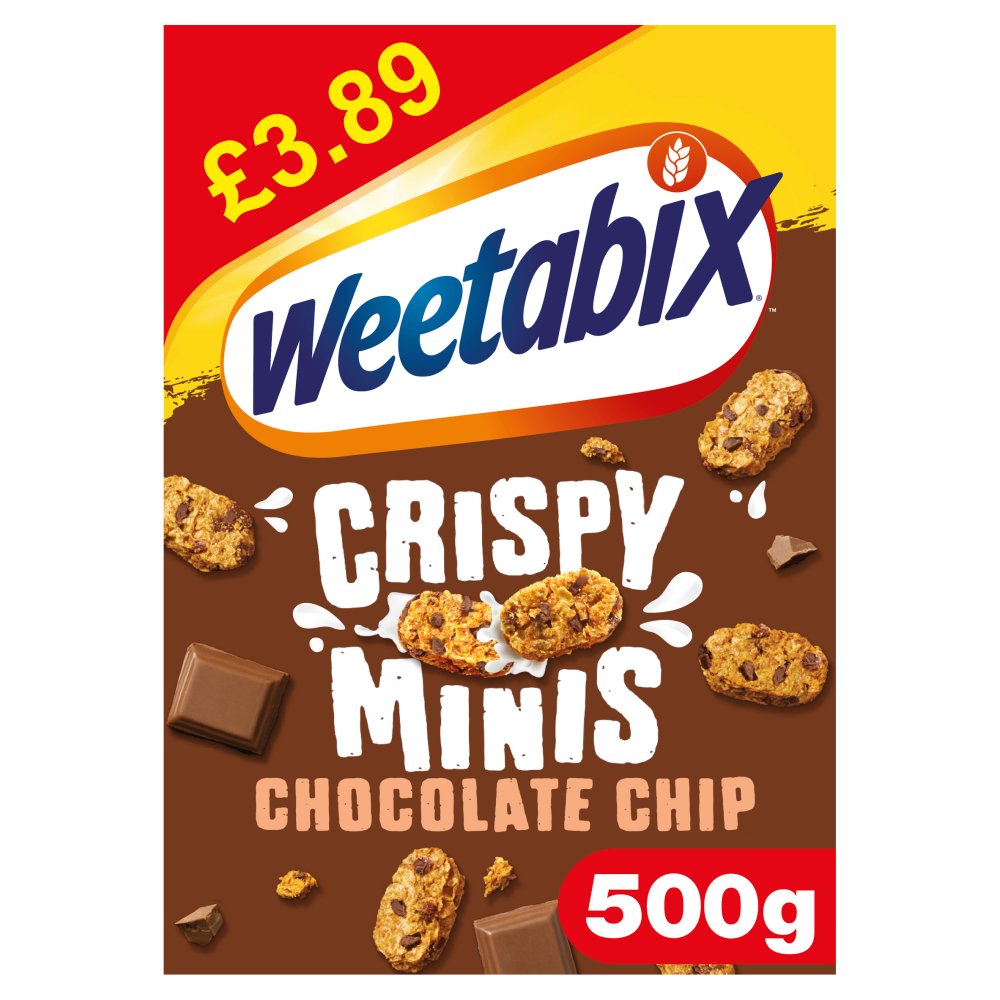 Weetabix Crispy Minis Chocolate Chip 5x500g PMP £3.89