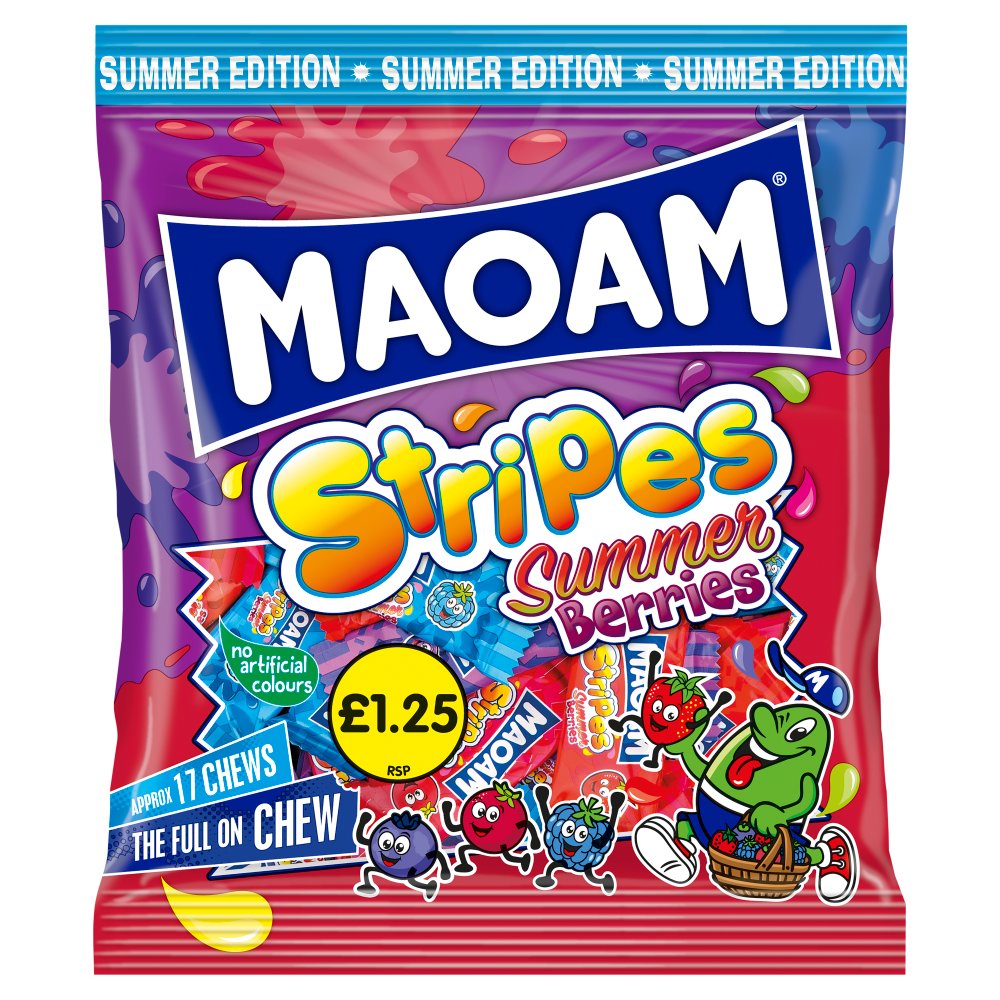 MAOAM Summer Edition Summer Berries Strips 140g