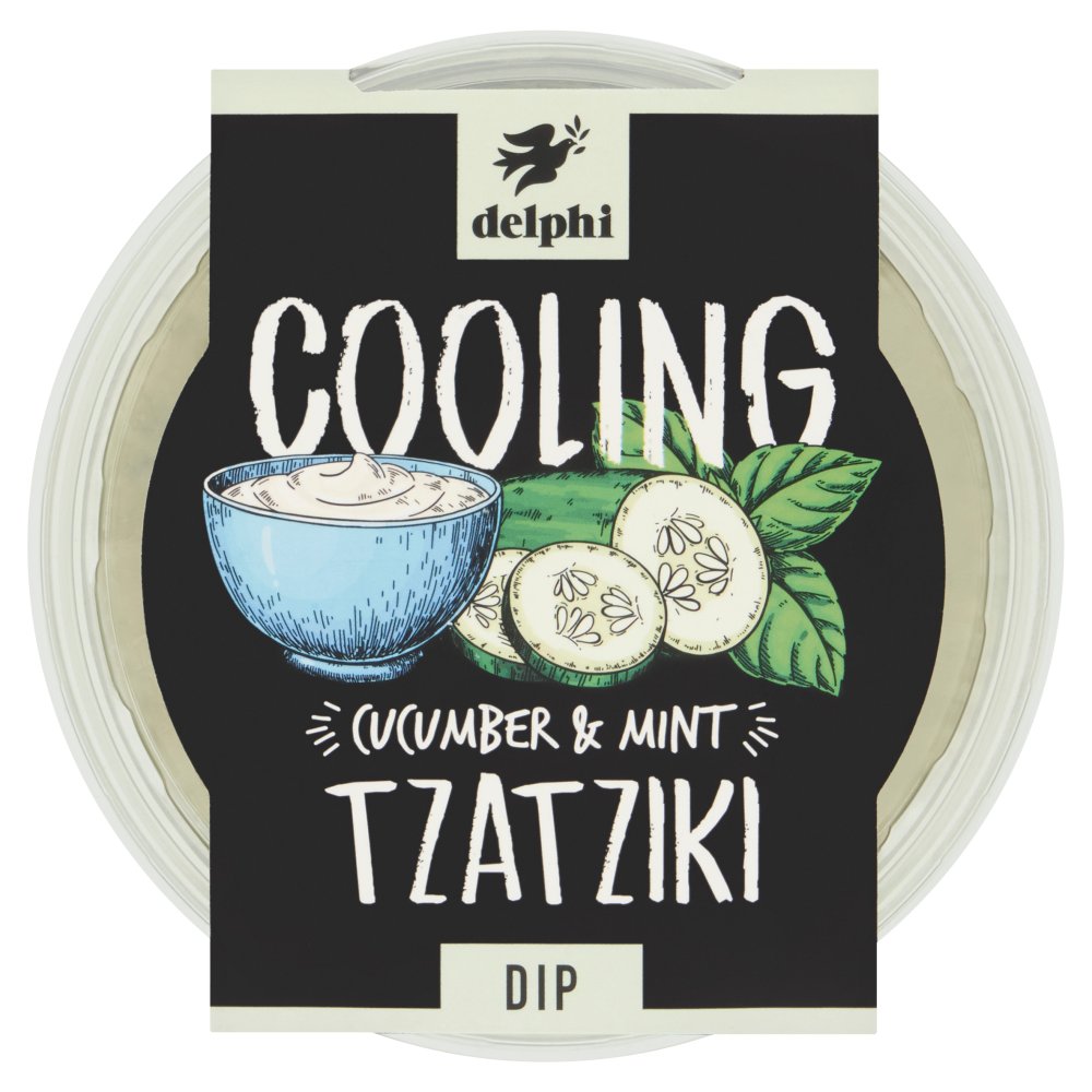 Delphi Tzatziki with Cucumber & Mint Dip 170g