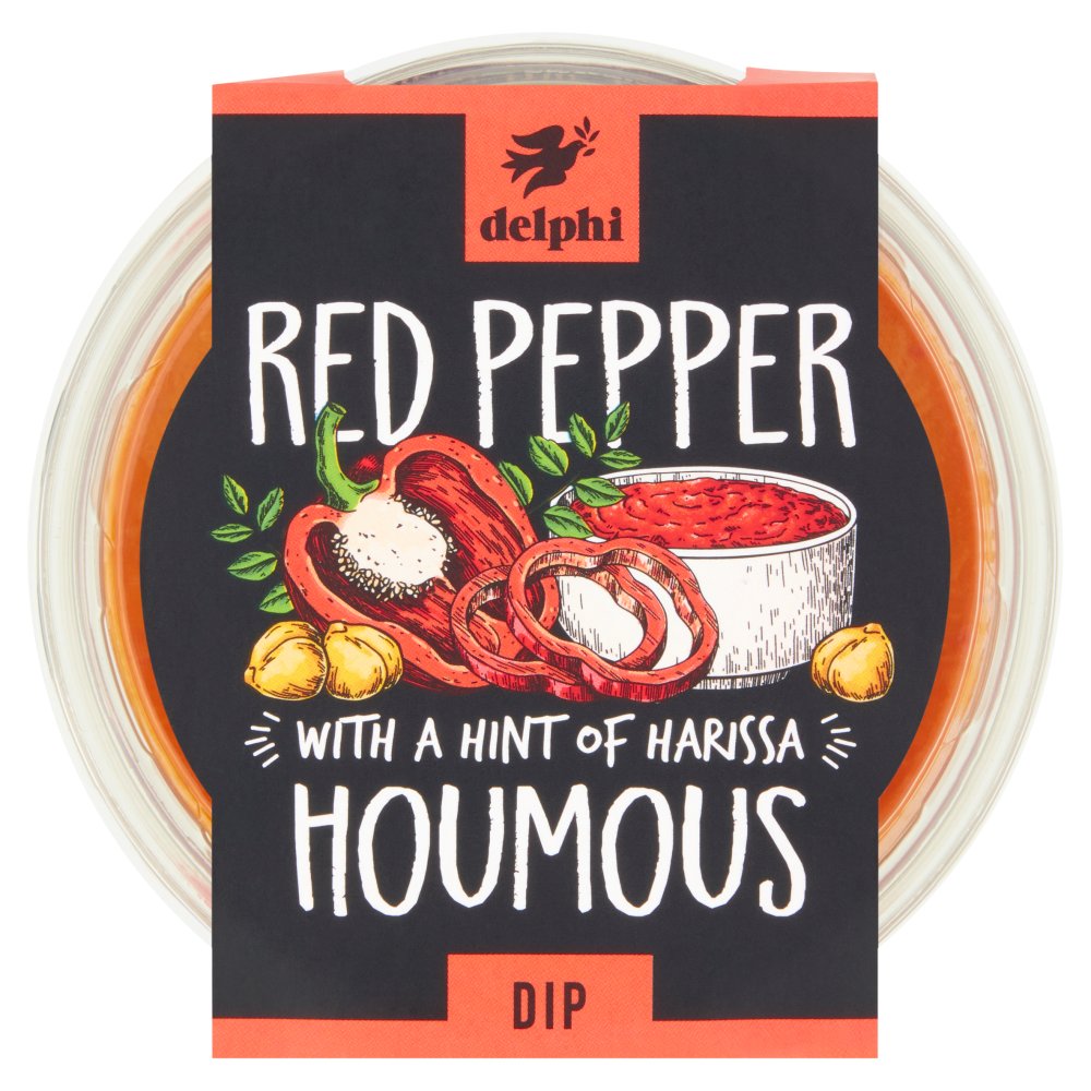 Delphi Red Pepper Houmous Dip 170g
