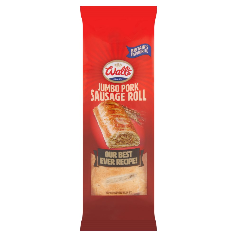 Wall's Jumbo Pork Sausage Roll 130g