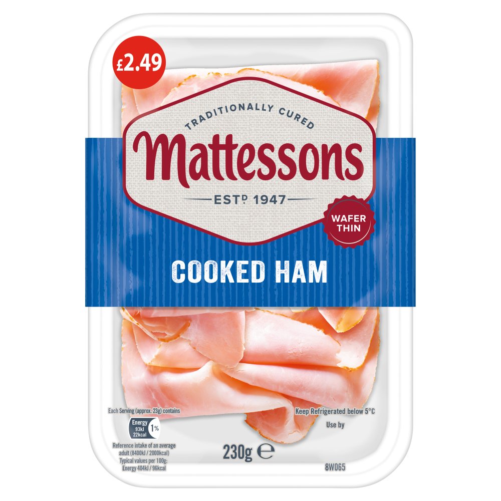 Mattessons Cooked Ham 230g