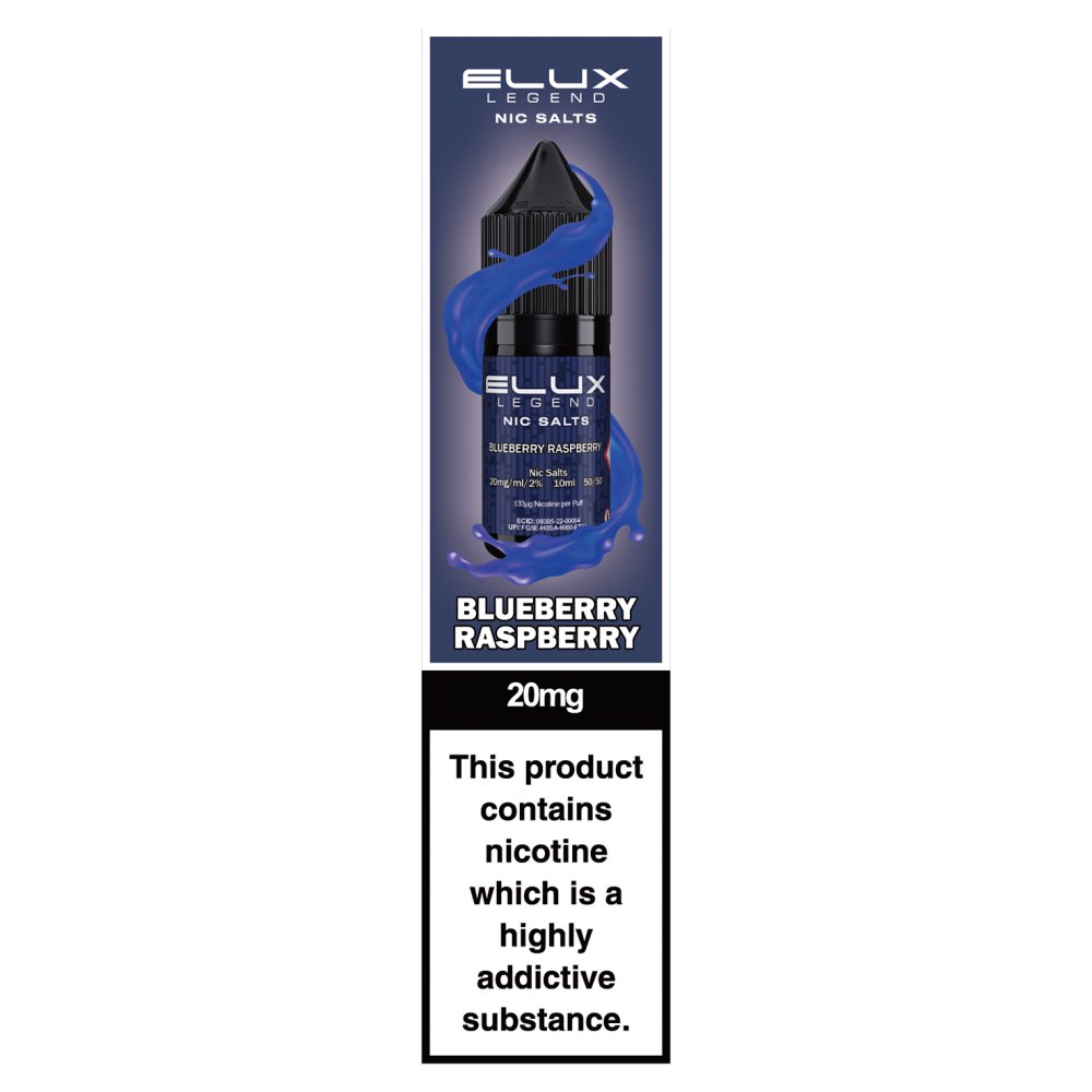 Elux Legend Nic Salts Blueberry Raspberry 20mg