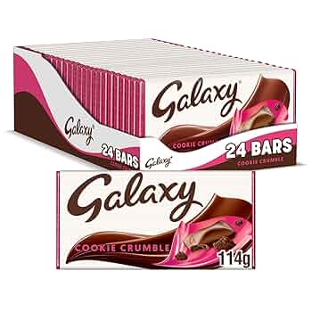 Galaxy Cookie Crumble & Milk Chocolate Block Bar £1.69 PMP 114g