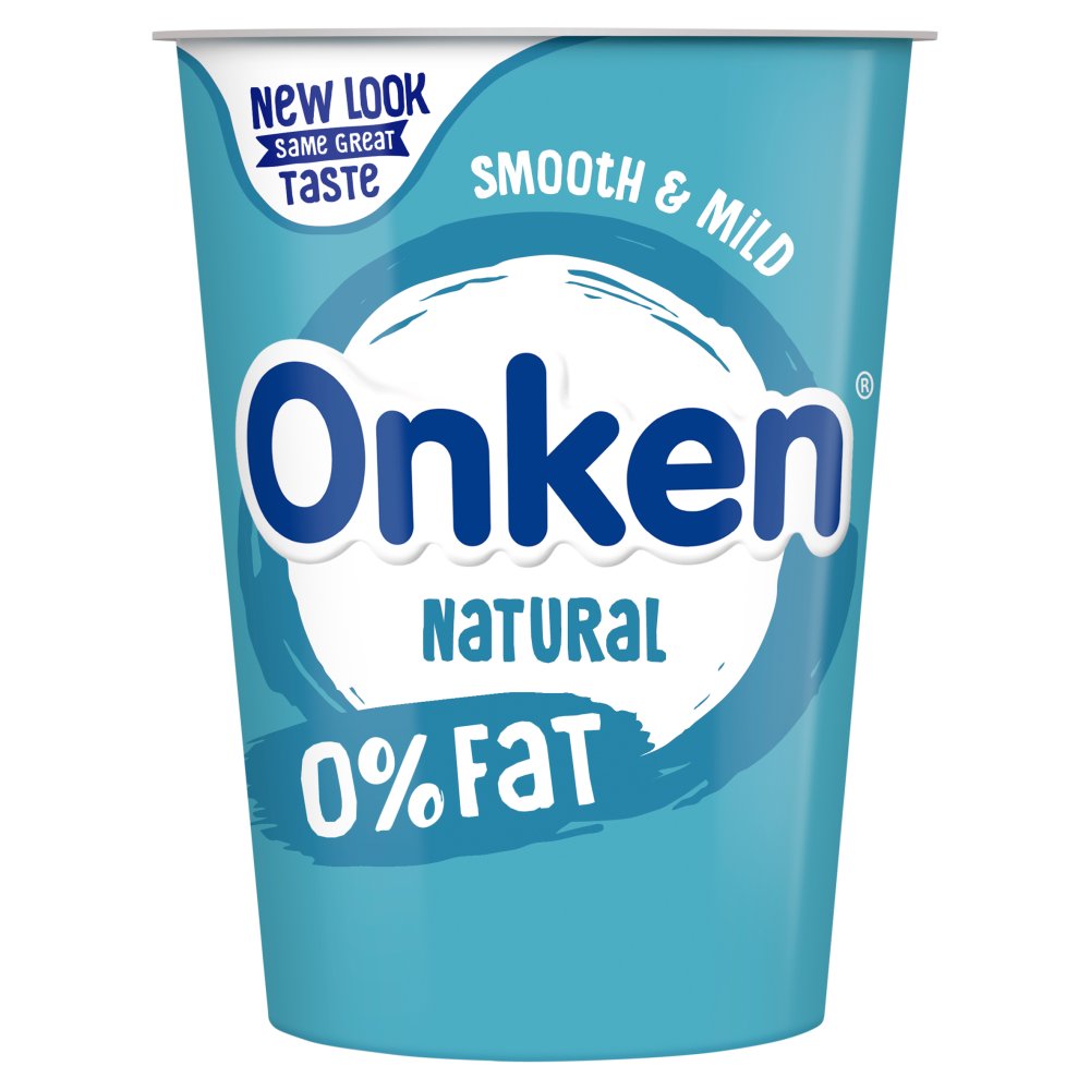 Onken 0% Fat Natural Yogurt 450g