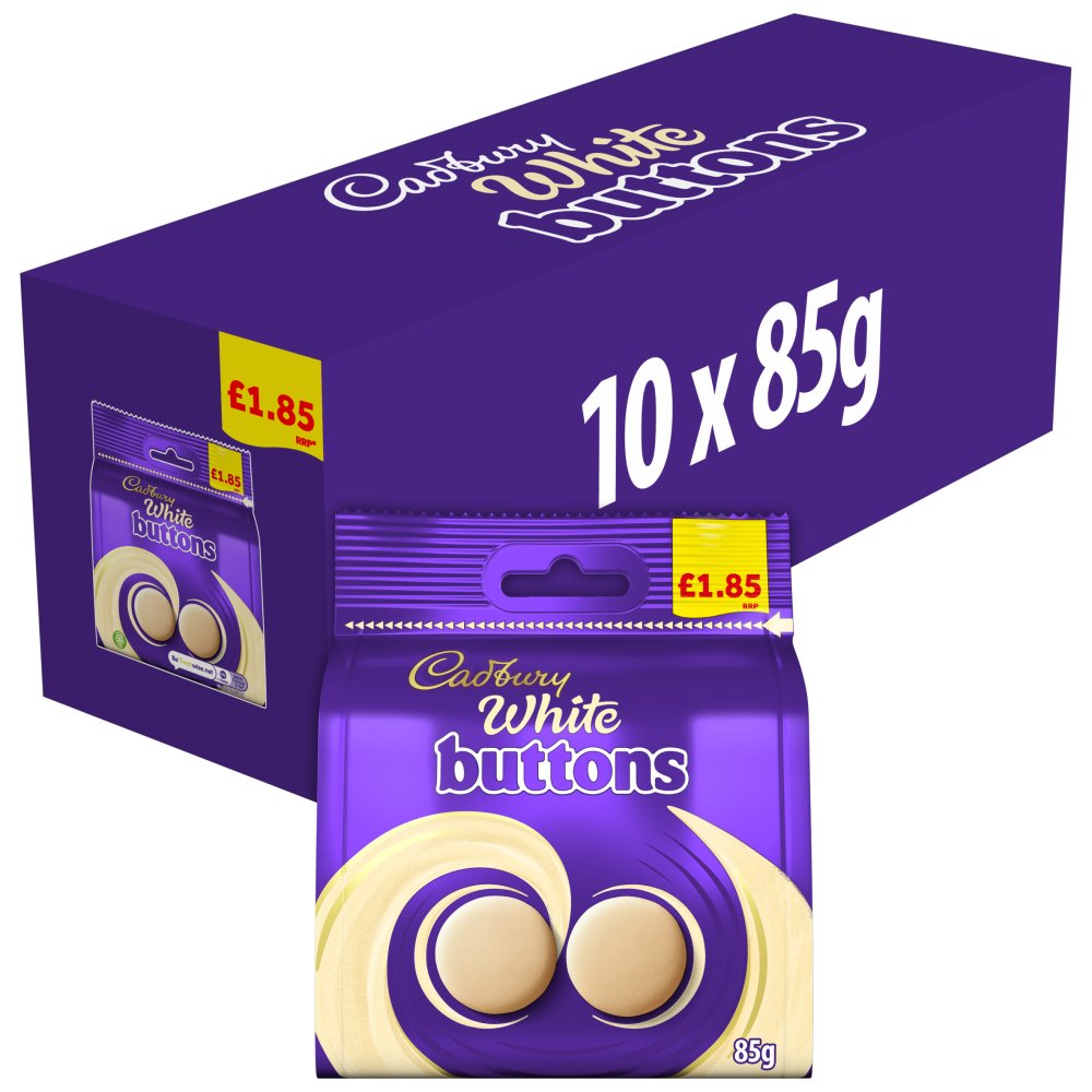 Cadbury Buttons White Chocolate 85g