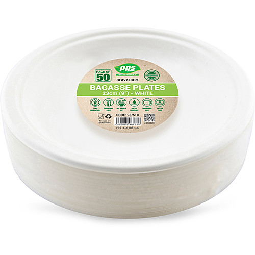 Pps Bagasse Plates 23cm