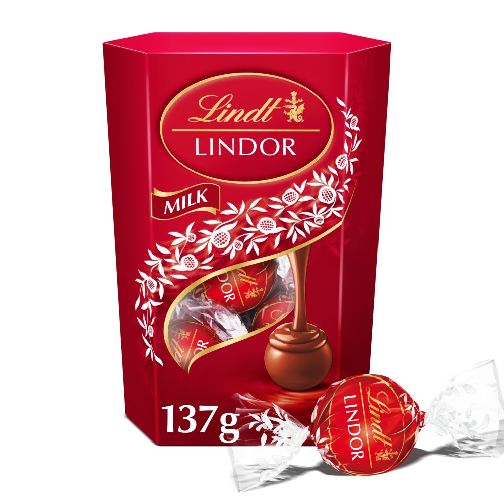 Lindt Lindor Milk Chocolate Truffles Box 137g
