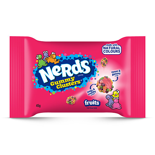Nerds Gummy Clusters Fruits Candy 2 x 20 x 45g (1.8kg)