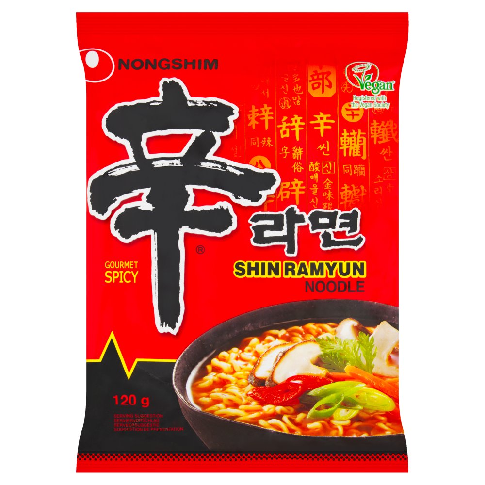 Nongshim Shin Ramyun Gourmet Spicy Noodle 120g